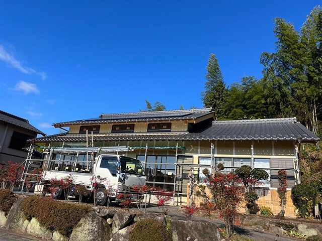 太陽光パネル工事の様子